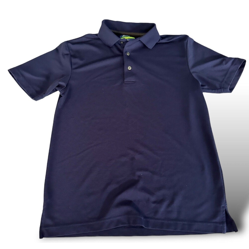 Ben Hogan Performance Polo Shirt Mens S Small Navy Blue Moisture Wicking Golf